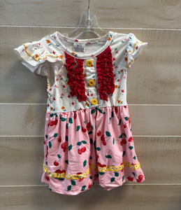 Ruffled Cherry Dress